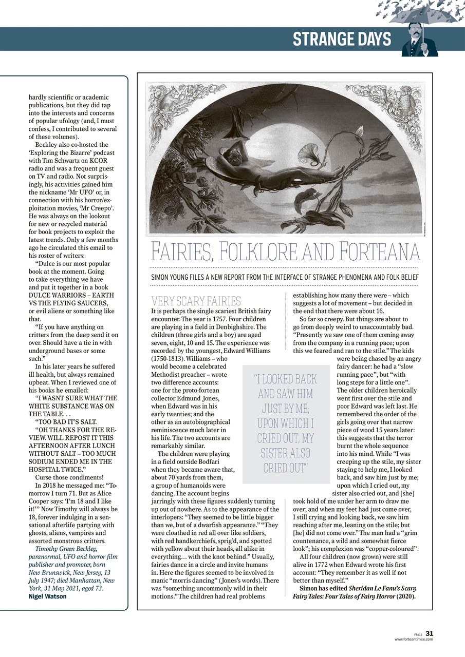 Fortean Times Preview Pages