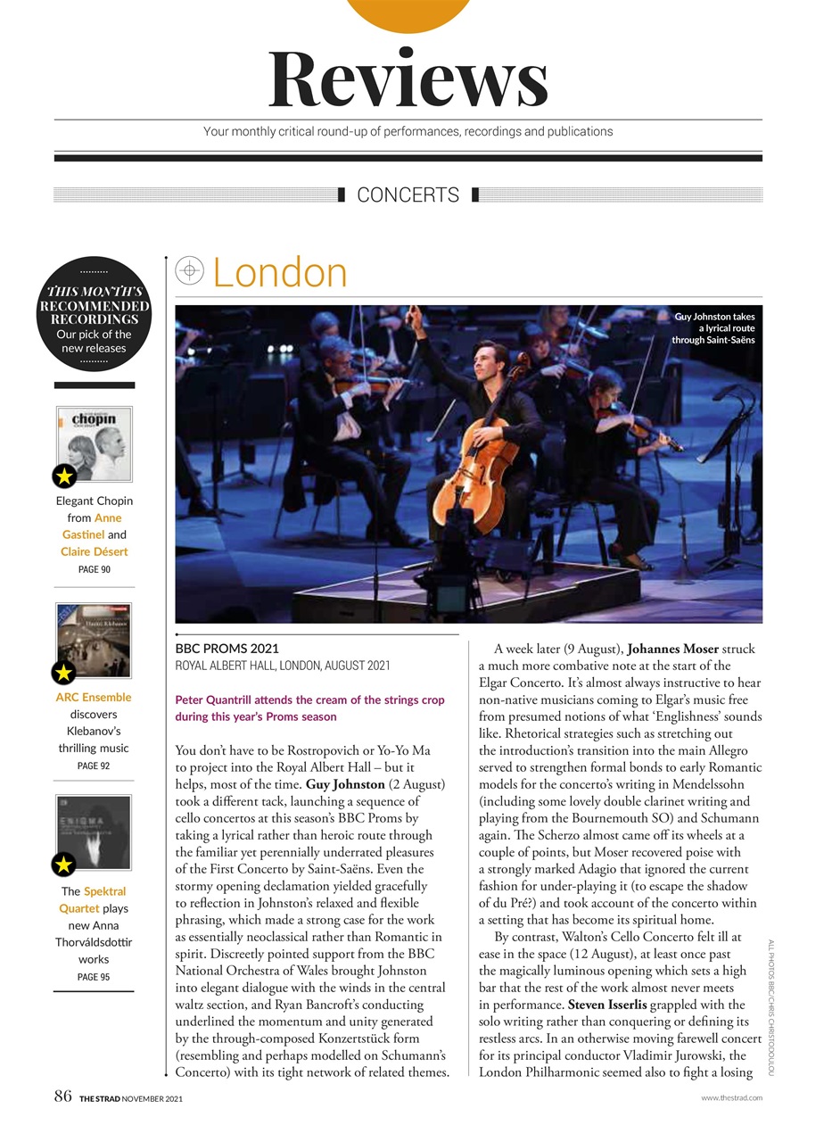 The Strad Preview Pages