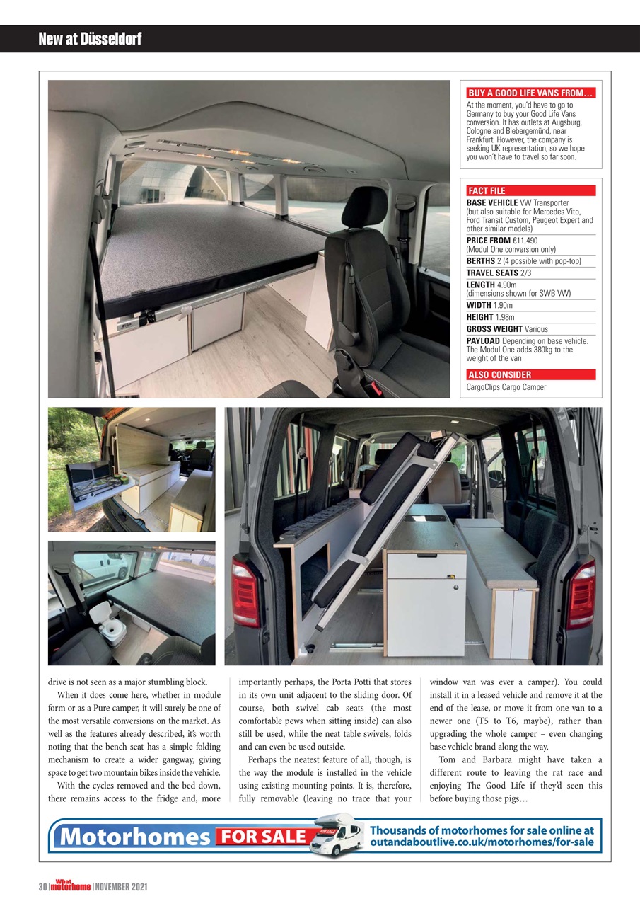 What Motorhome magazine Preview Pages