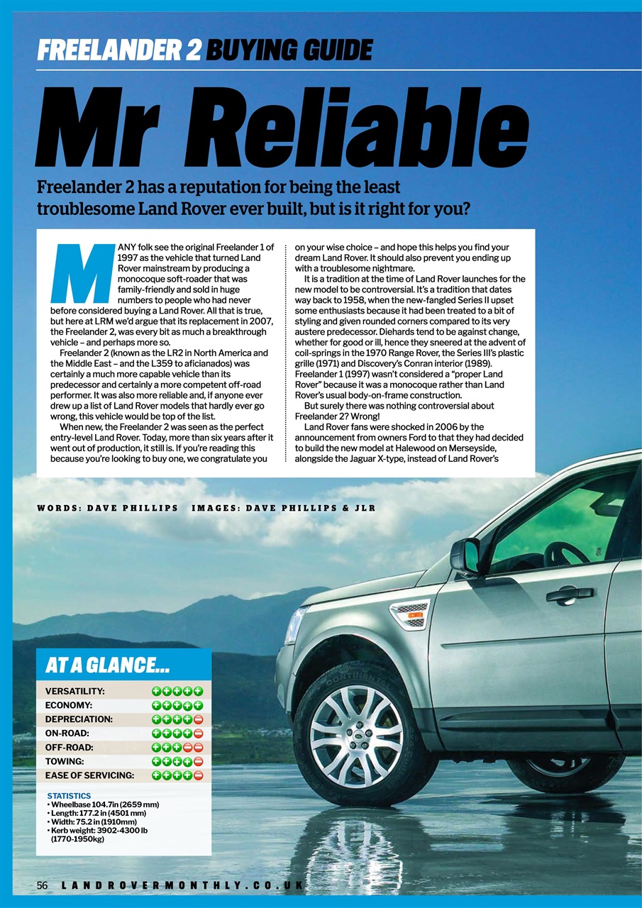 Land Rover Monthly Preview Pages