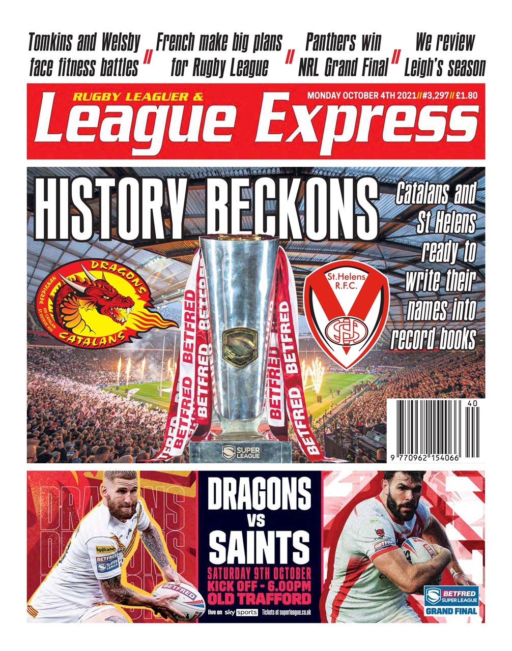 League Express Preview Pages