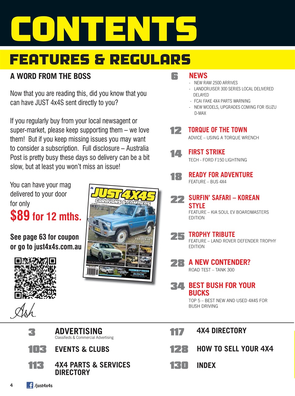 JUST 4X4S Preview Pages