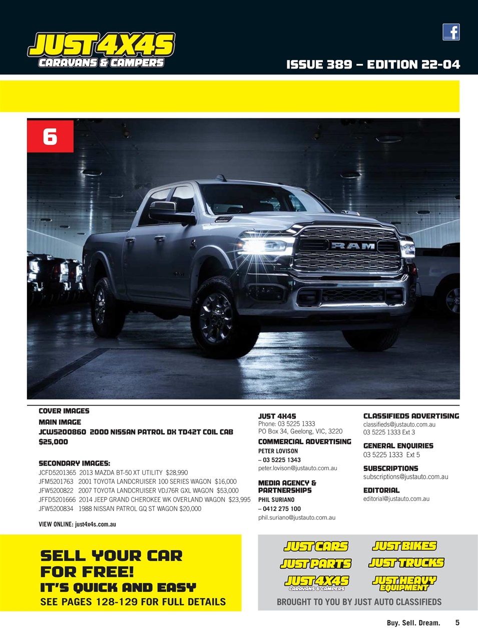 JUST 4X4S Preview Pages