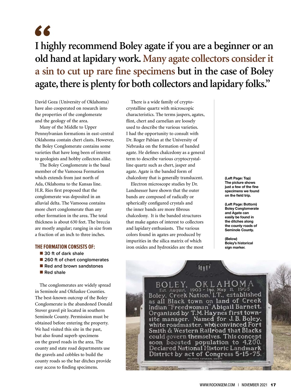 Rock&Gem Magazine Preview Pages