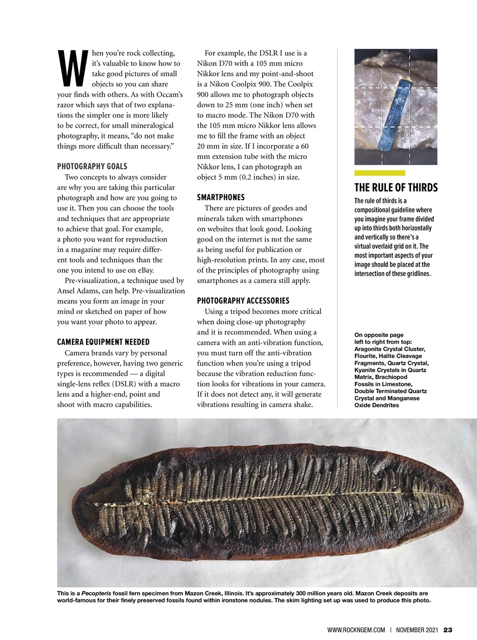 Rock&Gem Magazine Preview Pages