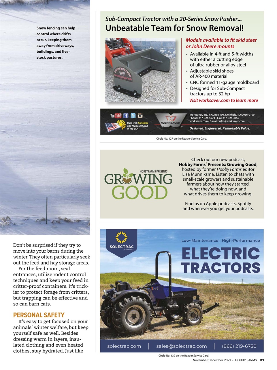 Hobby Farms Magazine Preview Pages
