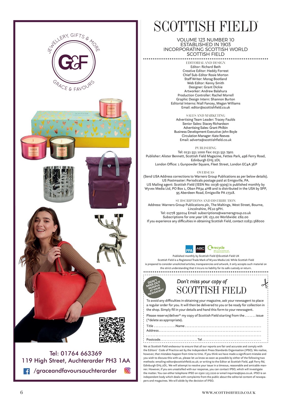 Scottish Field Preview Pages