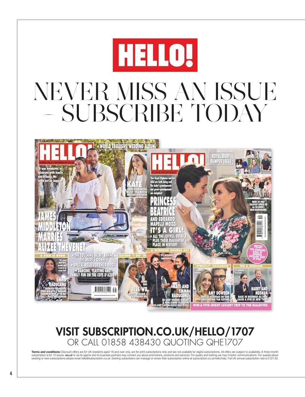 Hello! Magazine Preview Pages