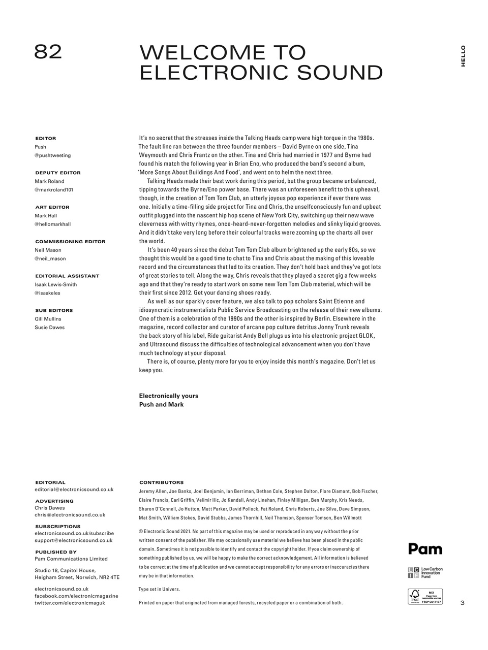 Electronic Sound Preview Pages