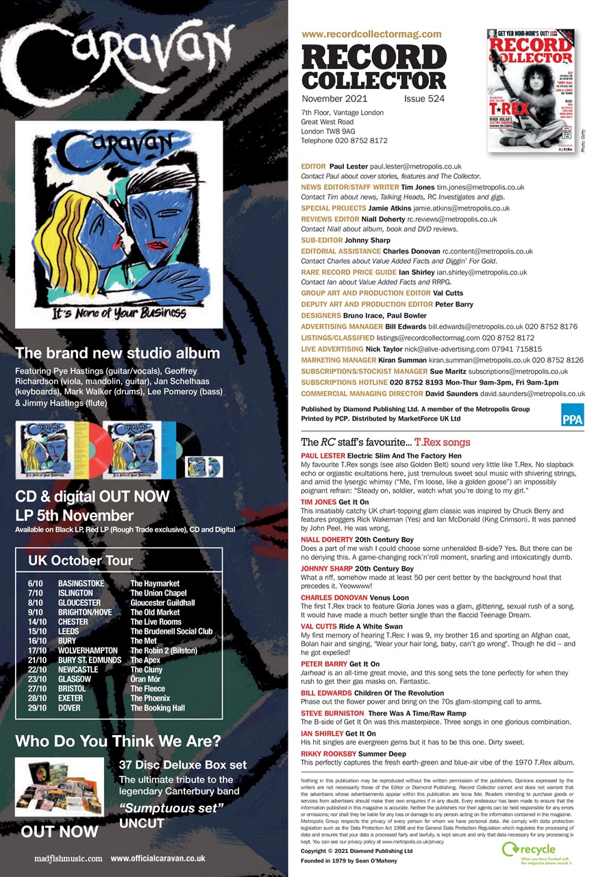 Record Collector Preview Pages