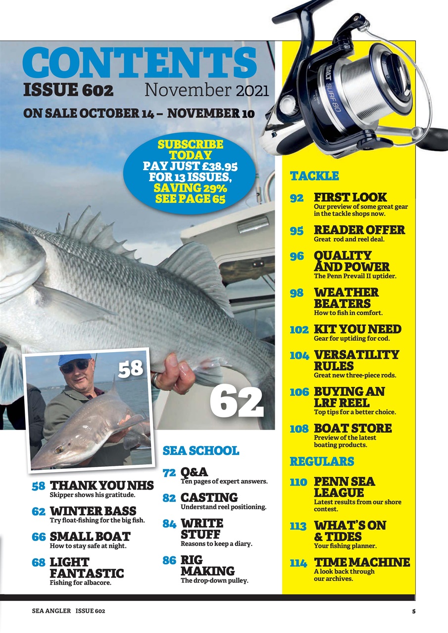 Sea Angler Preview Pages