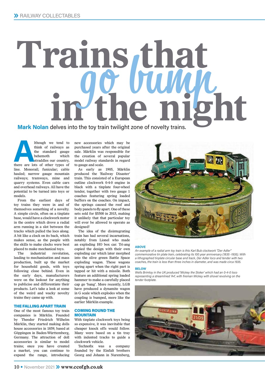 Collectors Gazette Preview Pages