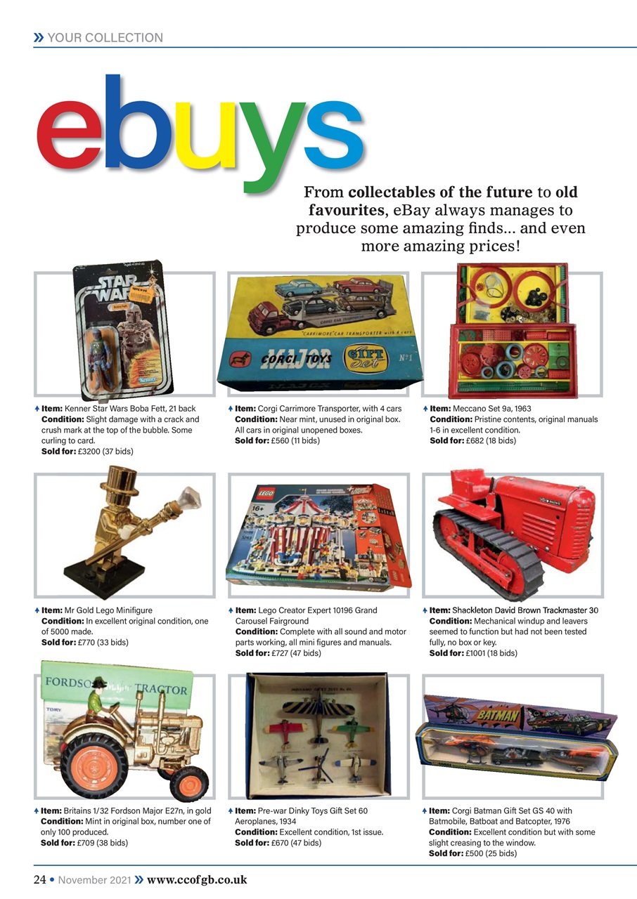 Collectors Gazette Preview Pages