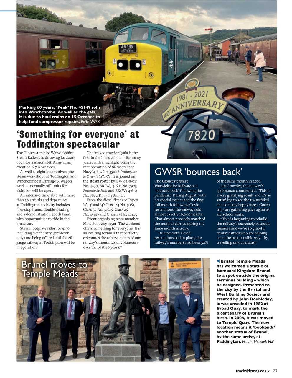 Trackside Preview Pages