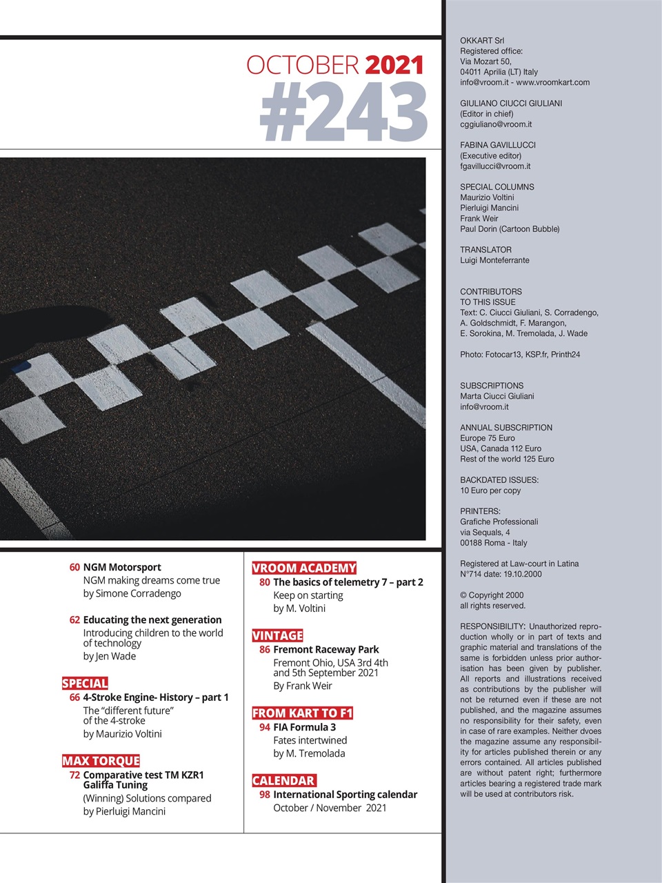 Vroom International Preview Pages