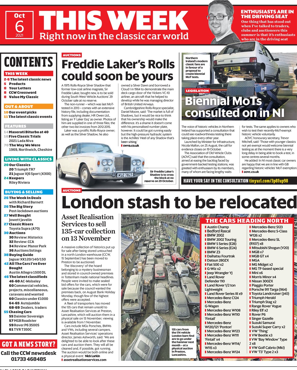 Classic Car Weekly Preview Pages