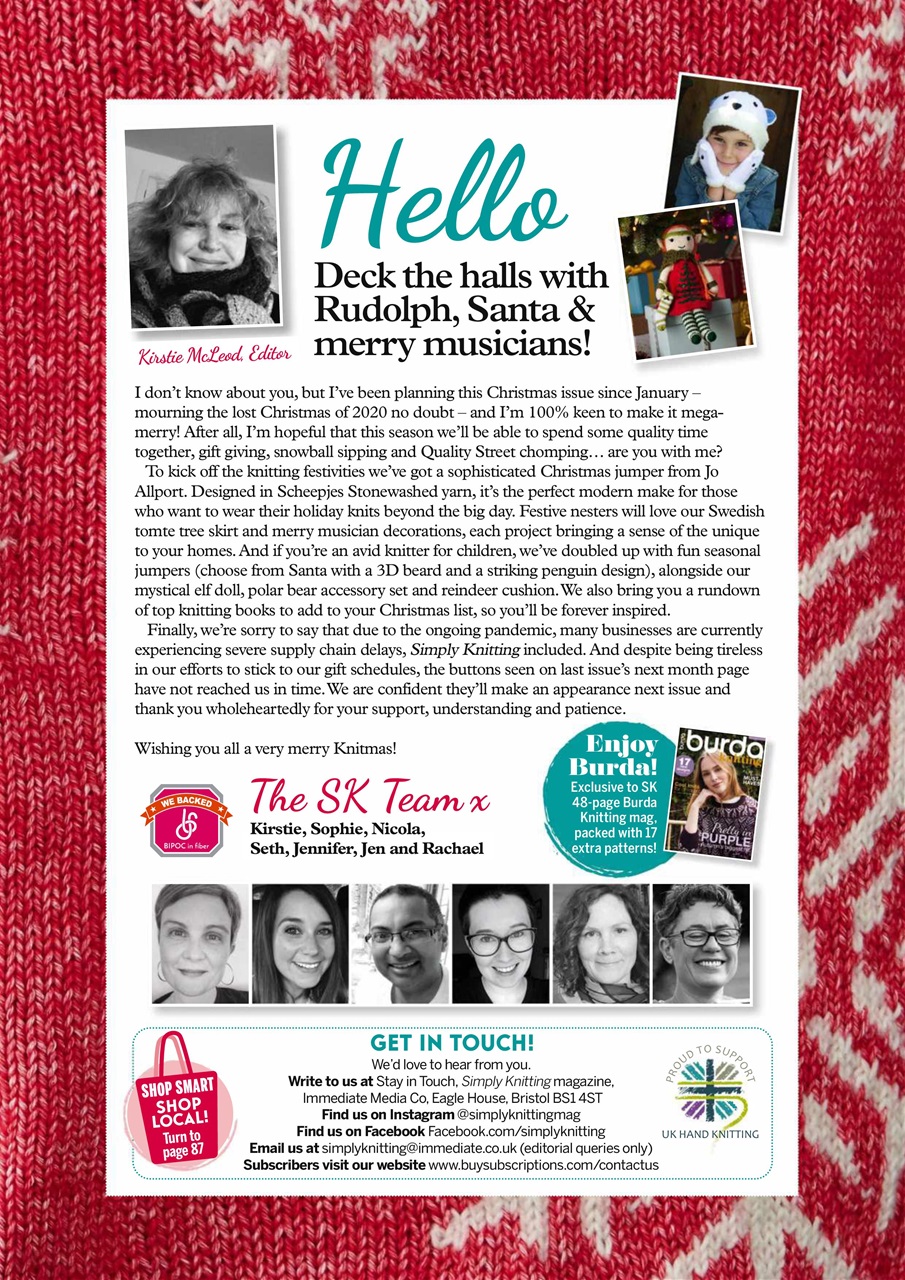 Simply Knitting Preview Pages