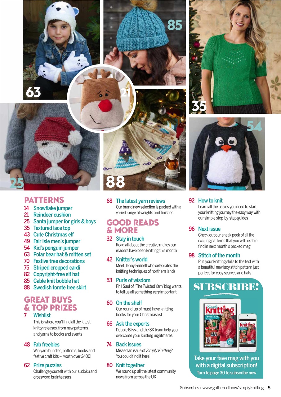 Simply Knitting Preview Pages