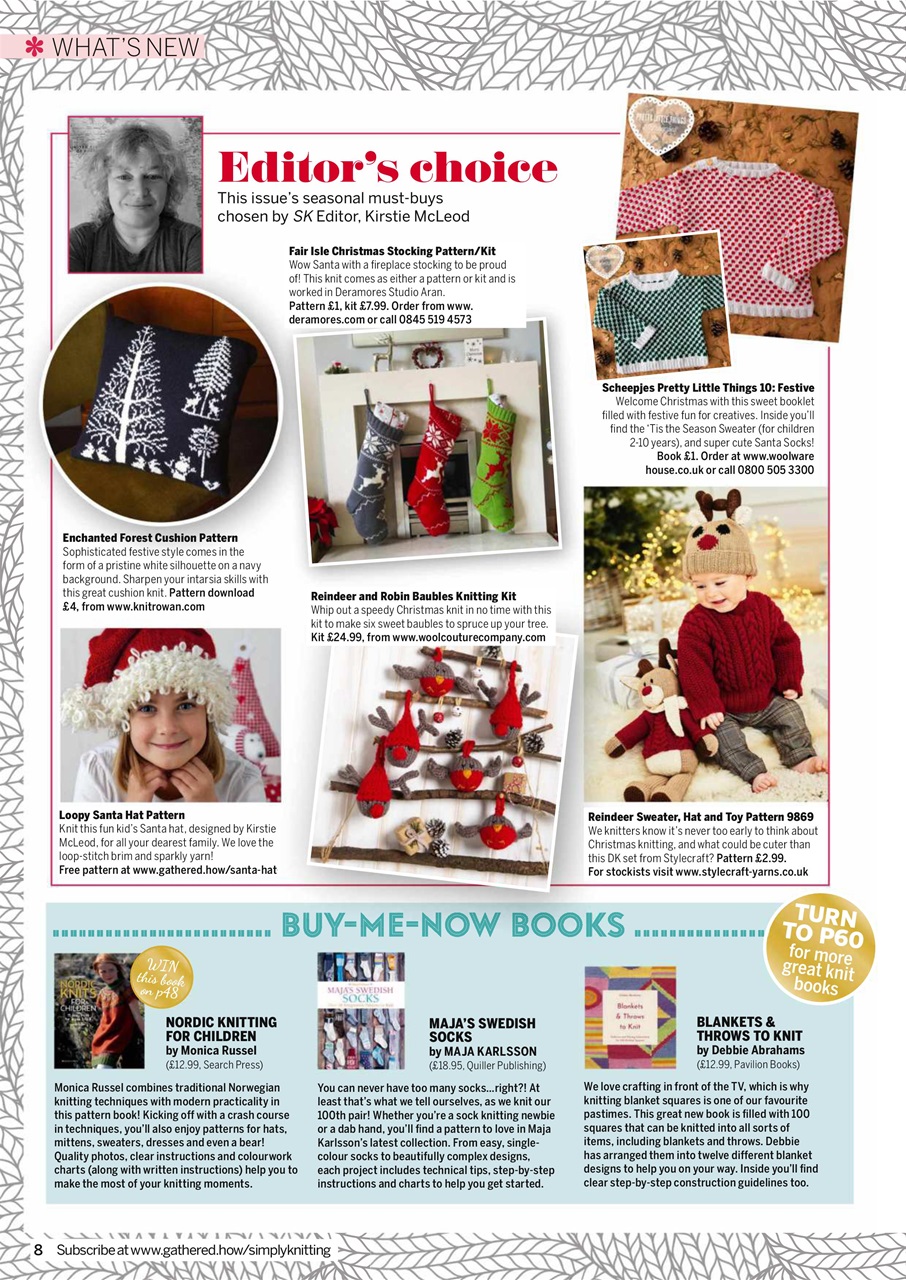 Simply Knitting Preview Pages