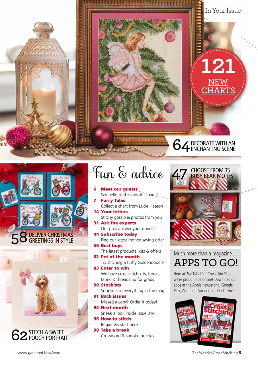 The World of Cross Stitching Preview Pages