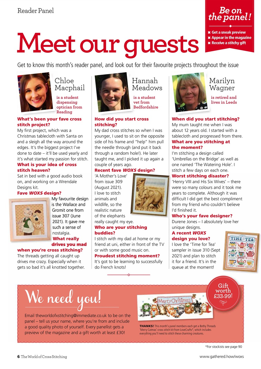 The World of Cross Stitching Preview Pages