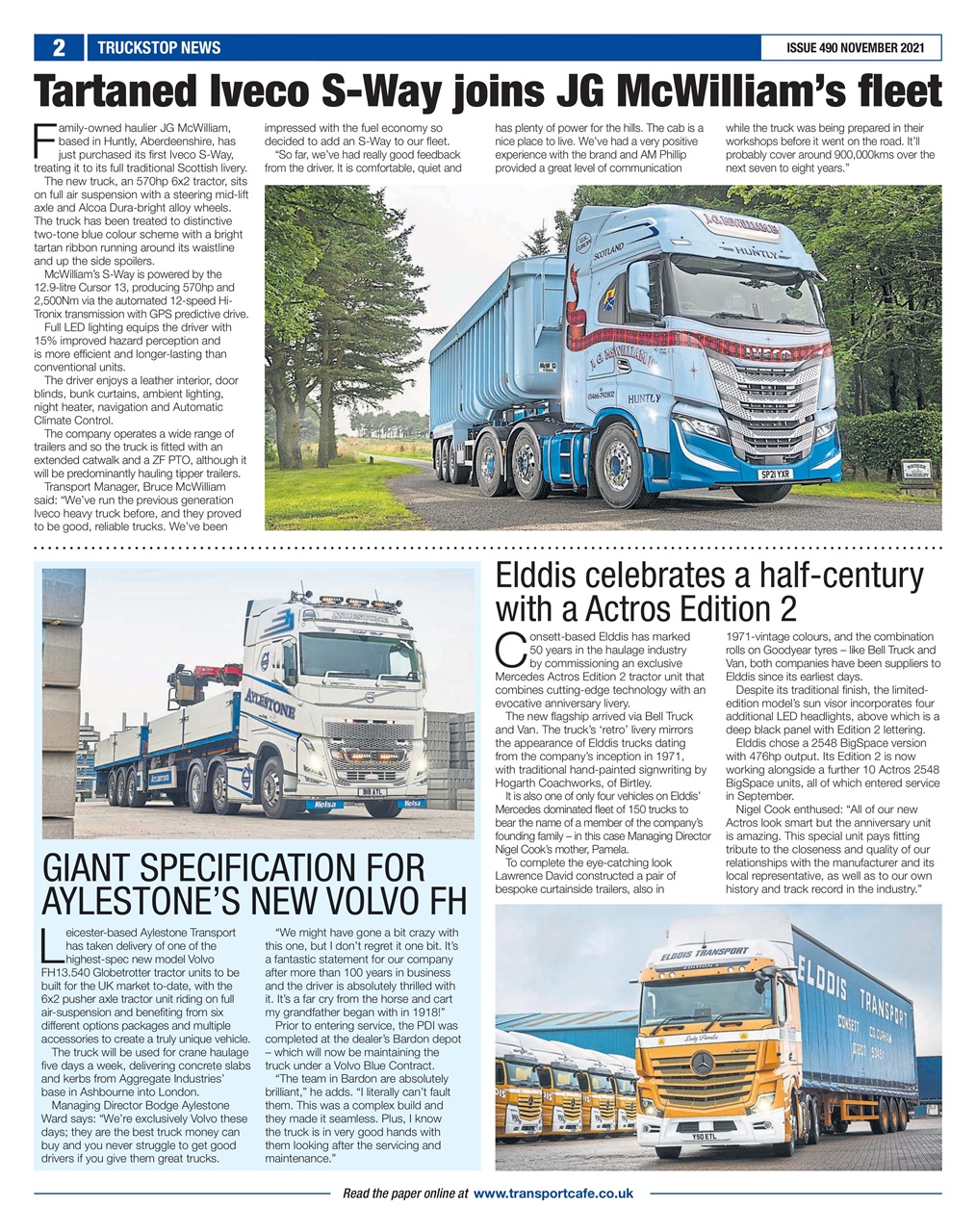 Truckstop News Preview Pages