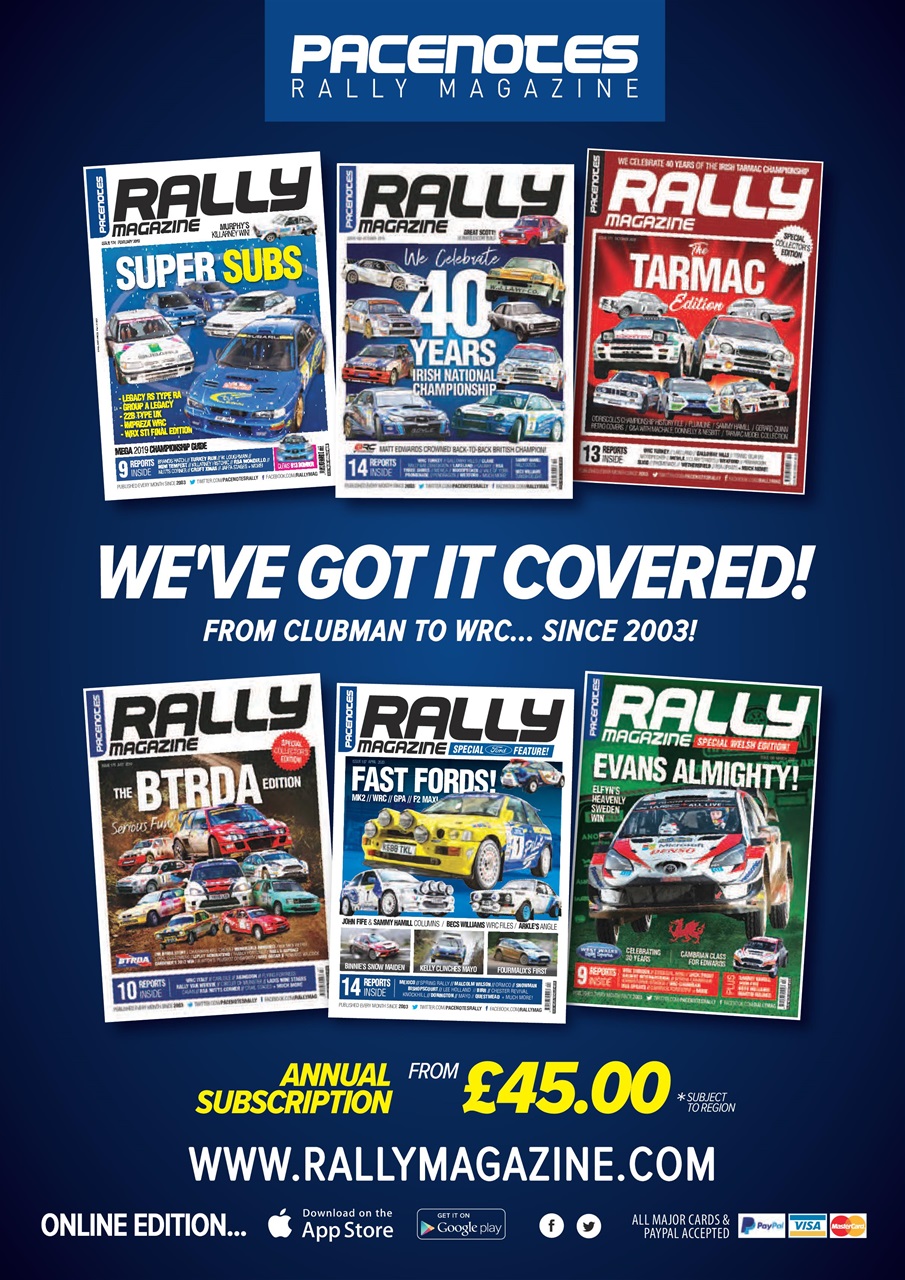 Pacenotes Rally magazine Preview Pages