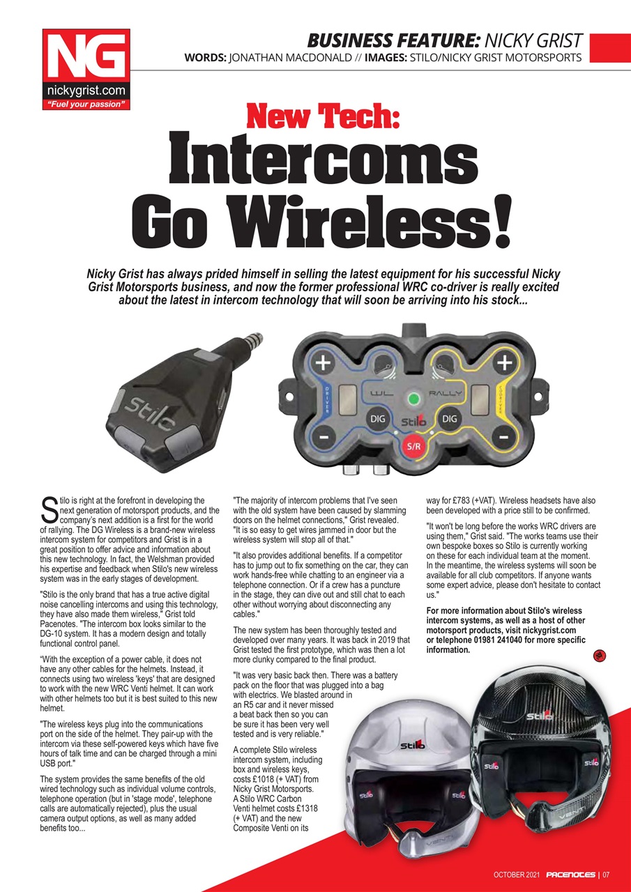 Pacenotes Rally magazine Preview Pages