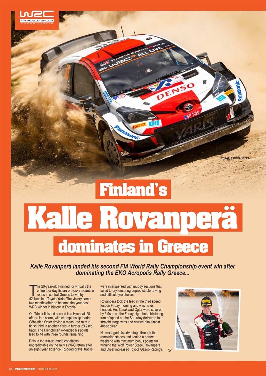Pacenotes Rally magazine Preview Pages