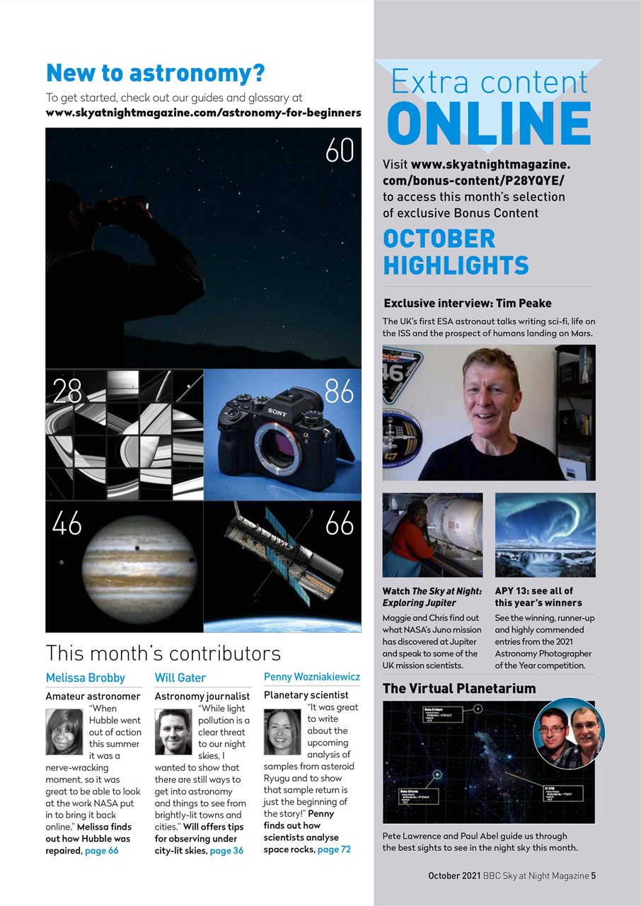 BBC Sky at Night Magazine Preview Pages