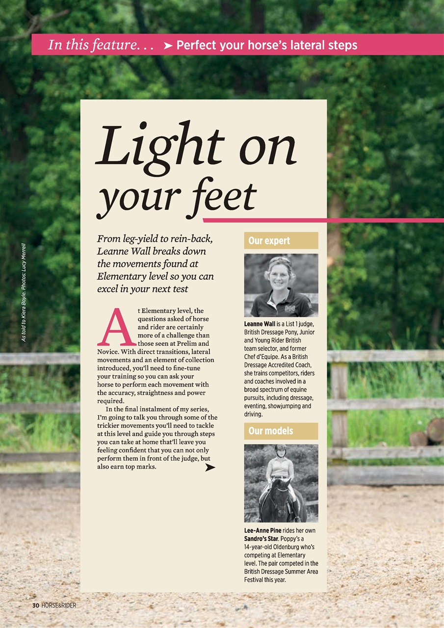 Horse&Rider Magazine - UK equestrian magazine for Horse and Rider Preview Pages