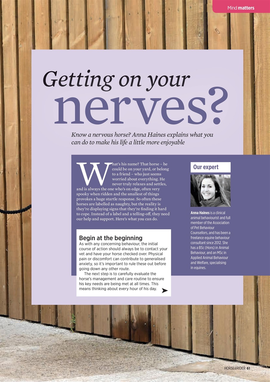 Horse&Rider Magazine - UK equestrian magazine for Horse and Rider Preview Pages