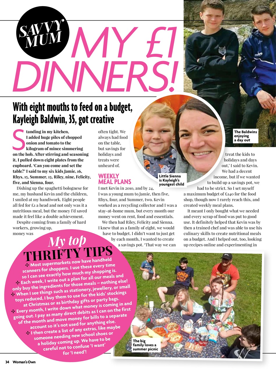 Woman's Own Preview Pages