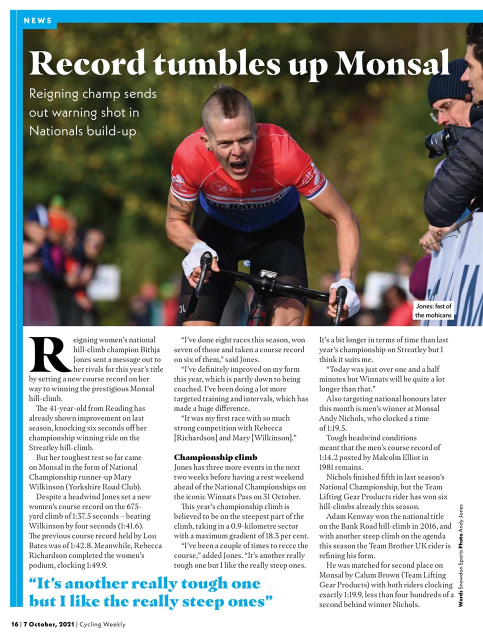 Cycling Weekly Preview Pages