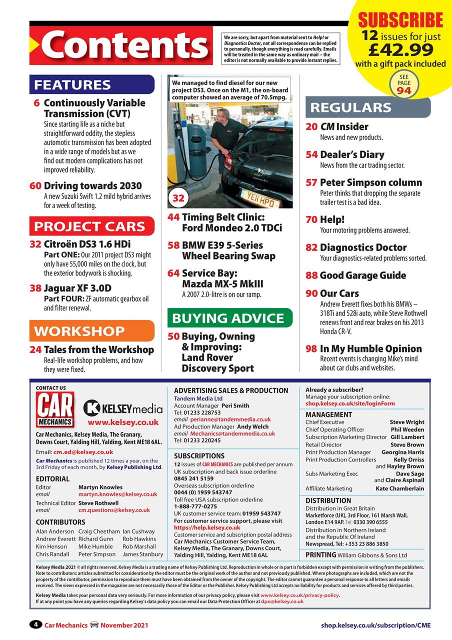 Car Mechanics Preview Pages