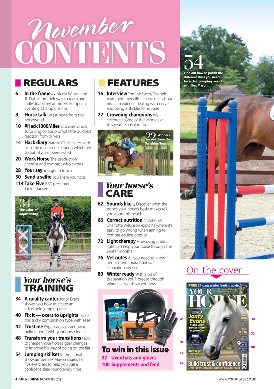 Your Horse Preview Pages