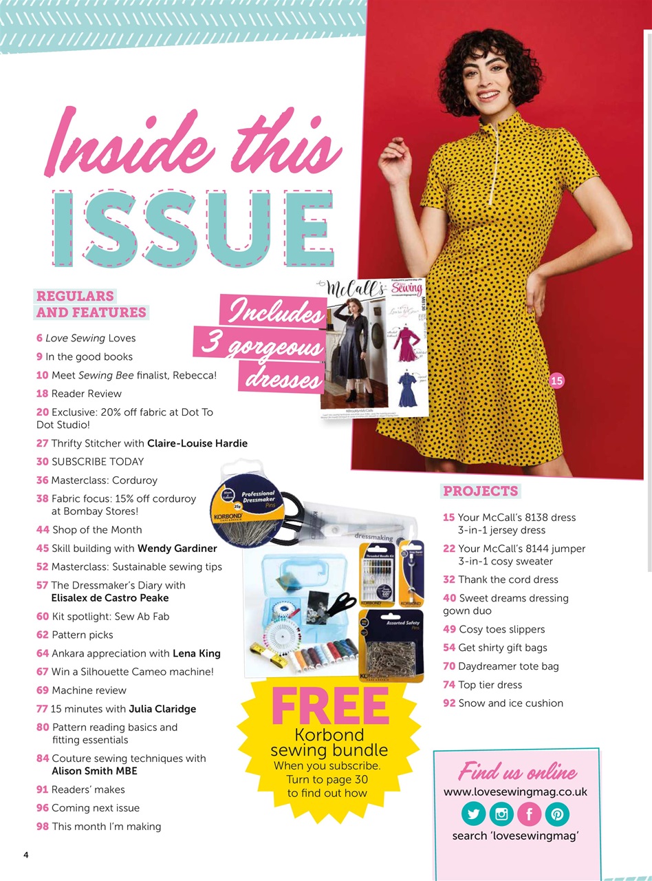 Love Sewing Preview Pages