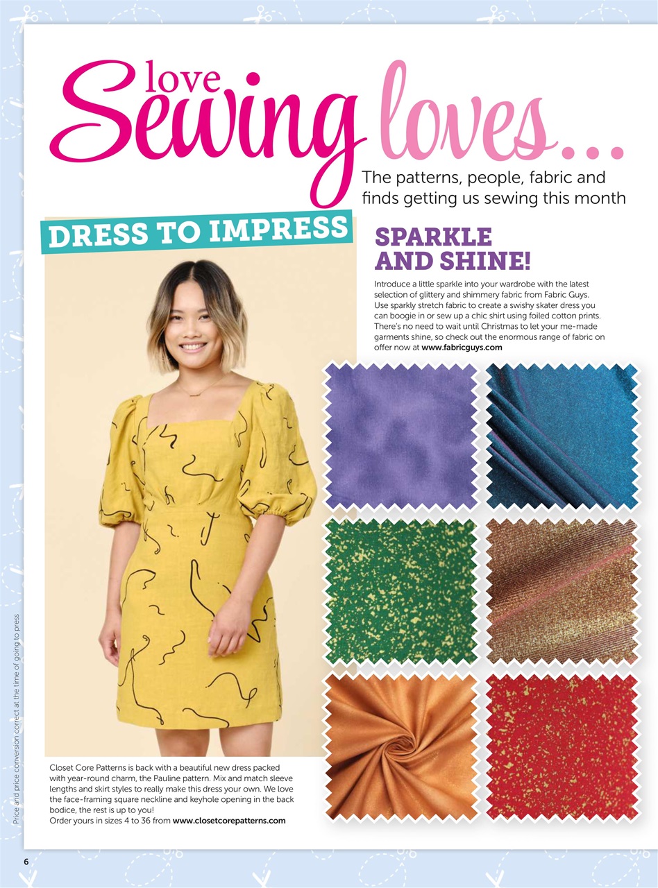 Love Sewing Preview Pages