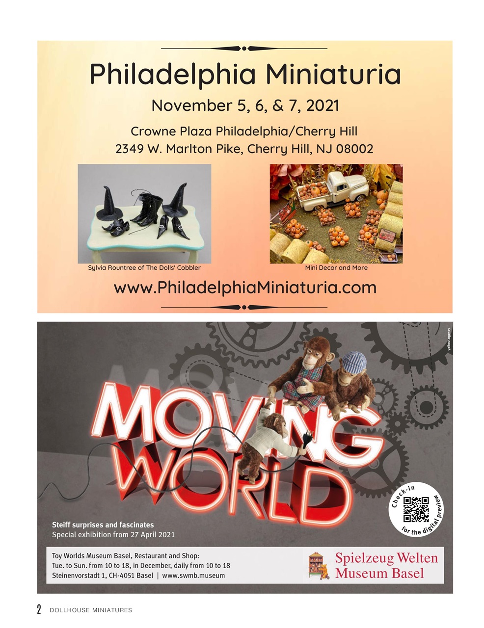 Dollhouse Miniatures Preview Pages