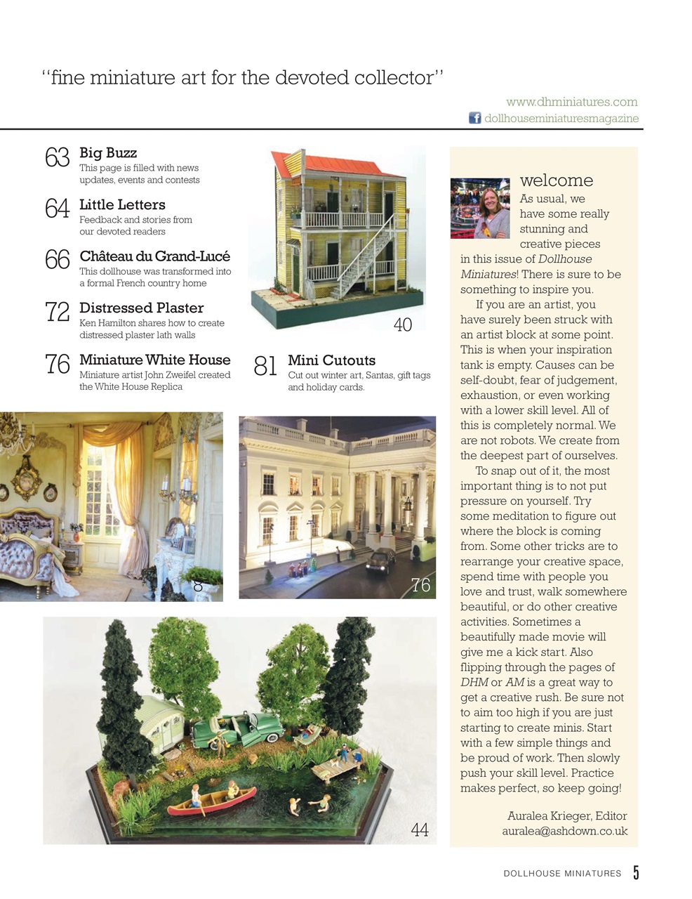 Dollhouse Miniatures Preview Pages