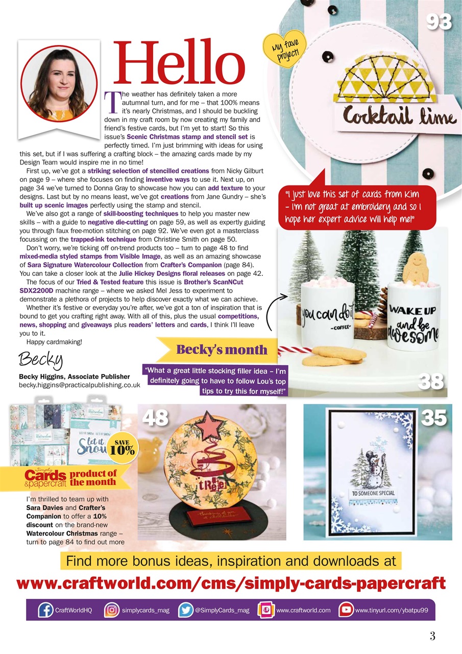 Simply Cards & Papercraft Preview Pages