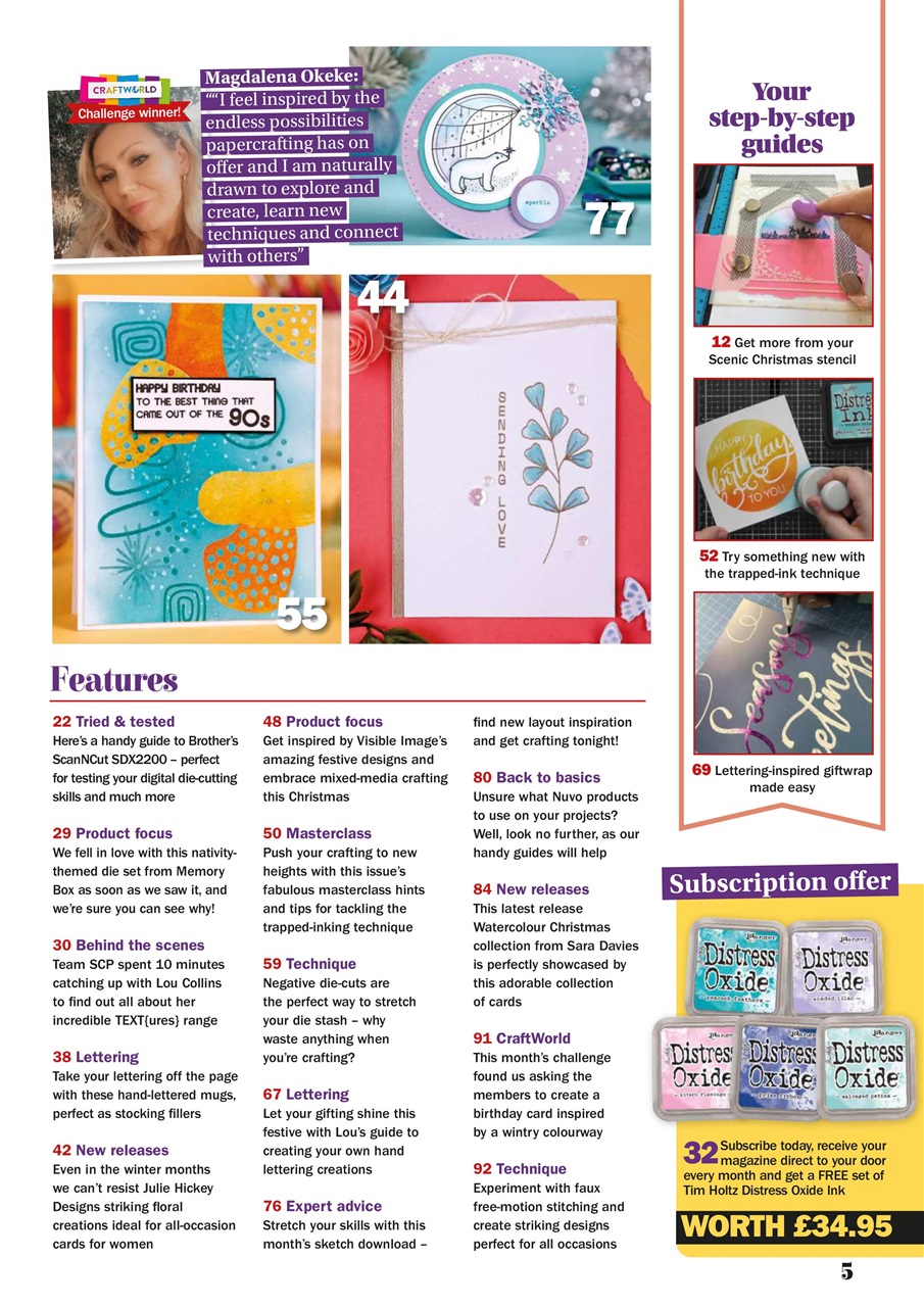 Simply Cards & Papercraft Preview Pages