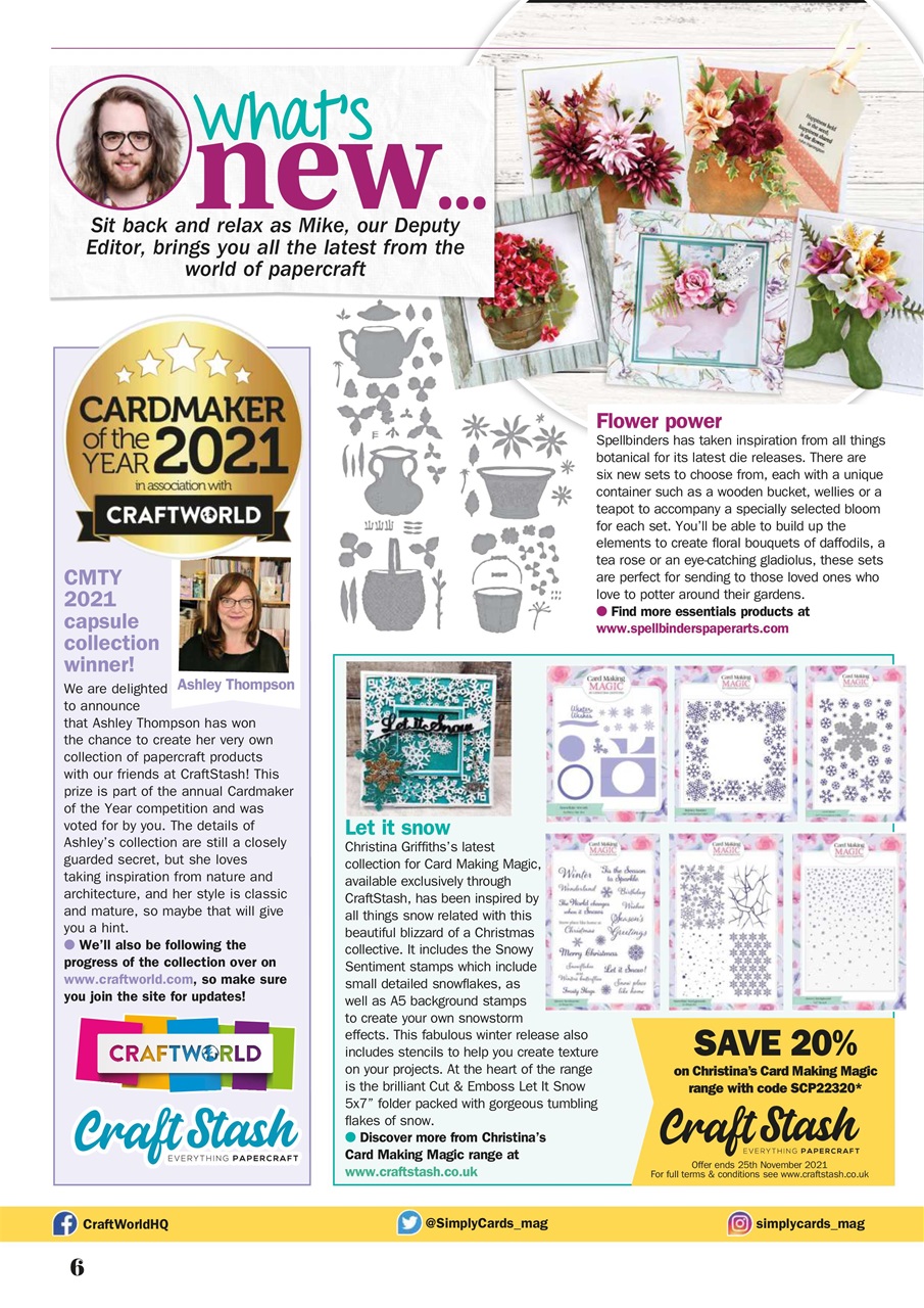 Simply Cards & Papercraft Preview Pages