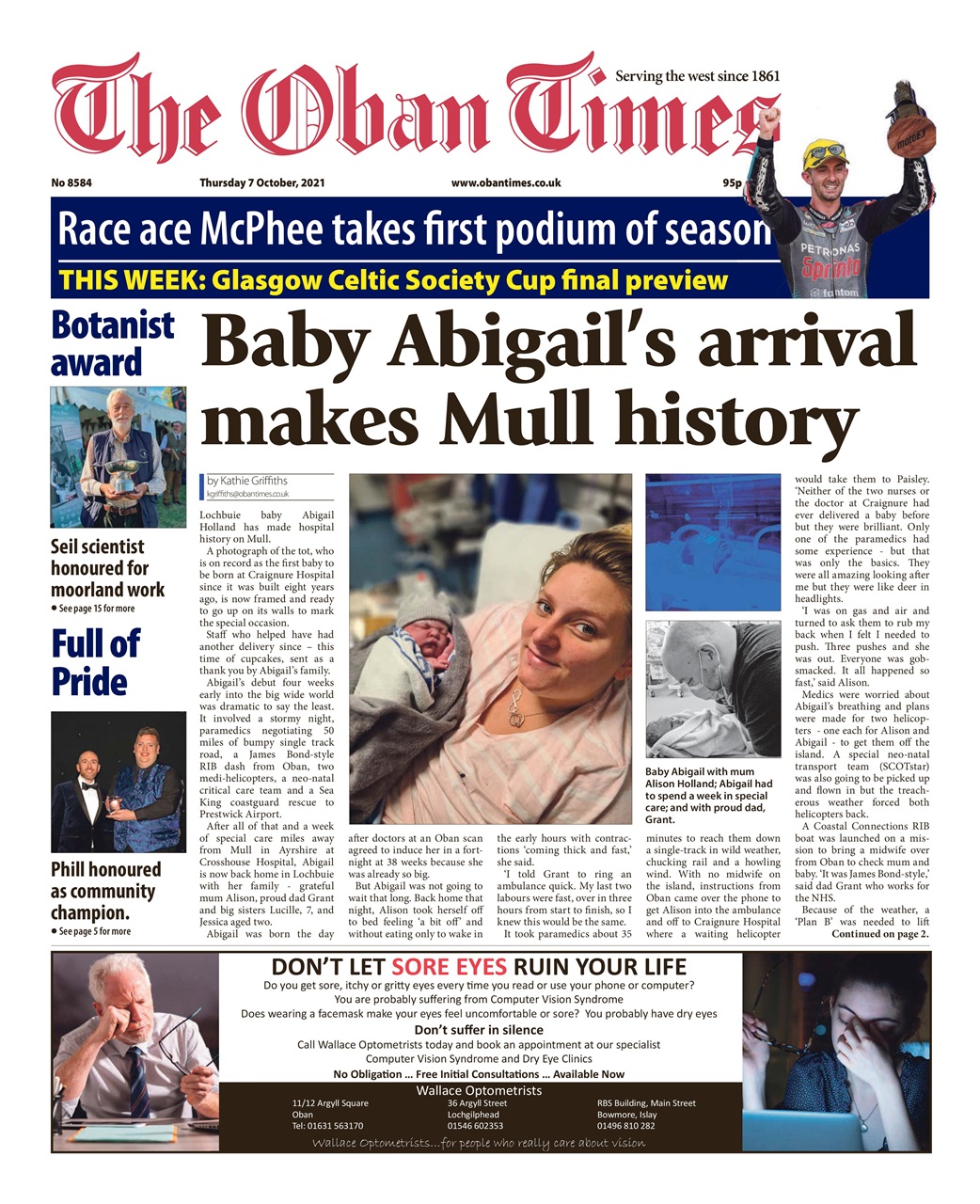 The Oban Times & Lochaber Times Preview Pages