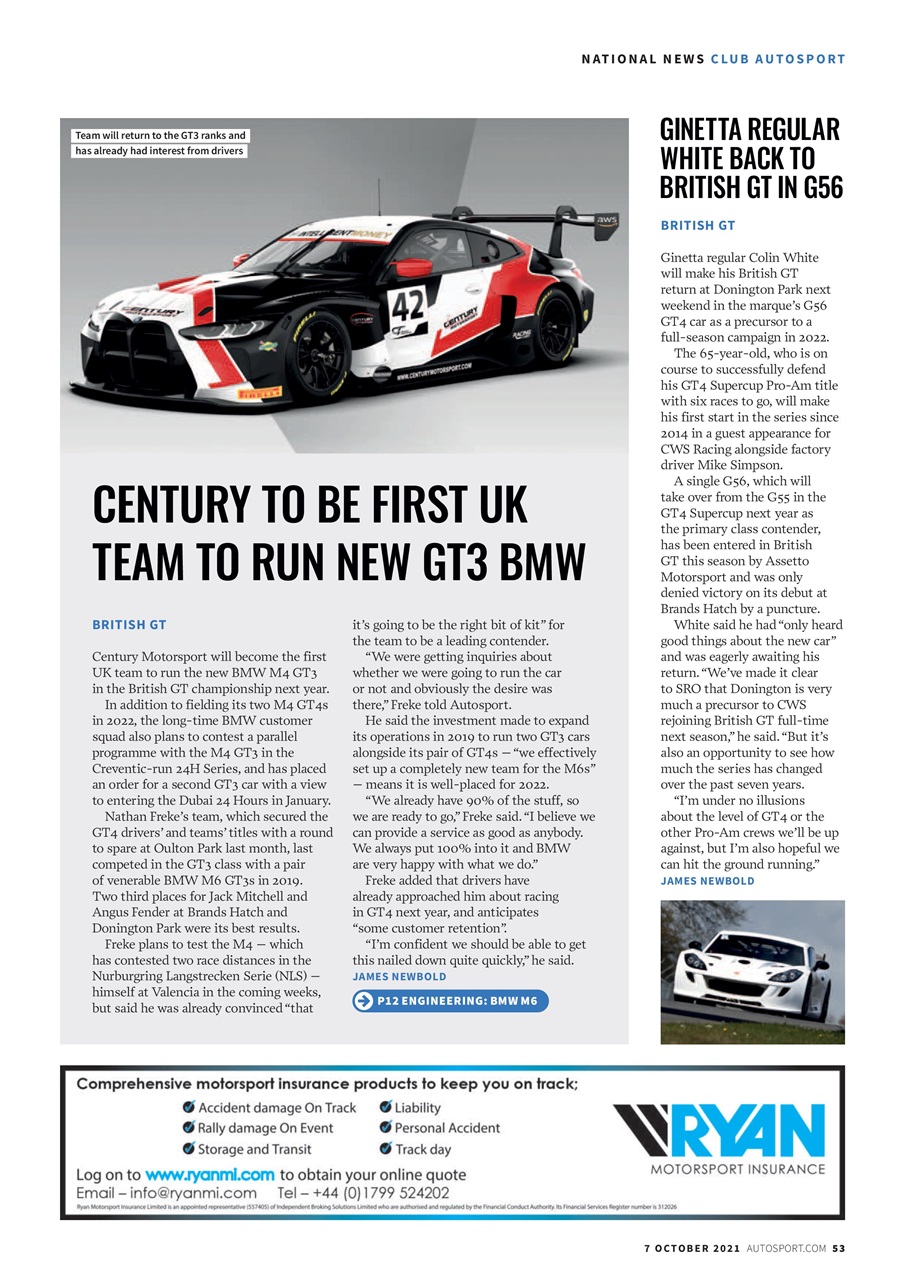 Autosport Preview Pages