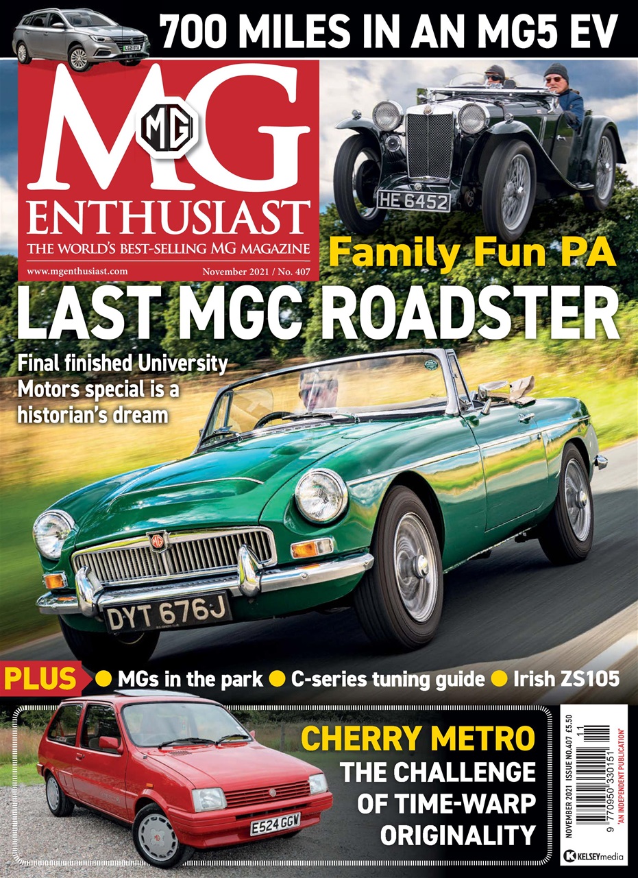 MG Enthusiast Preview Pages