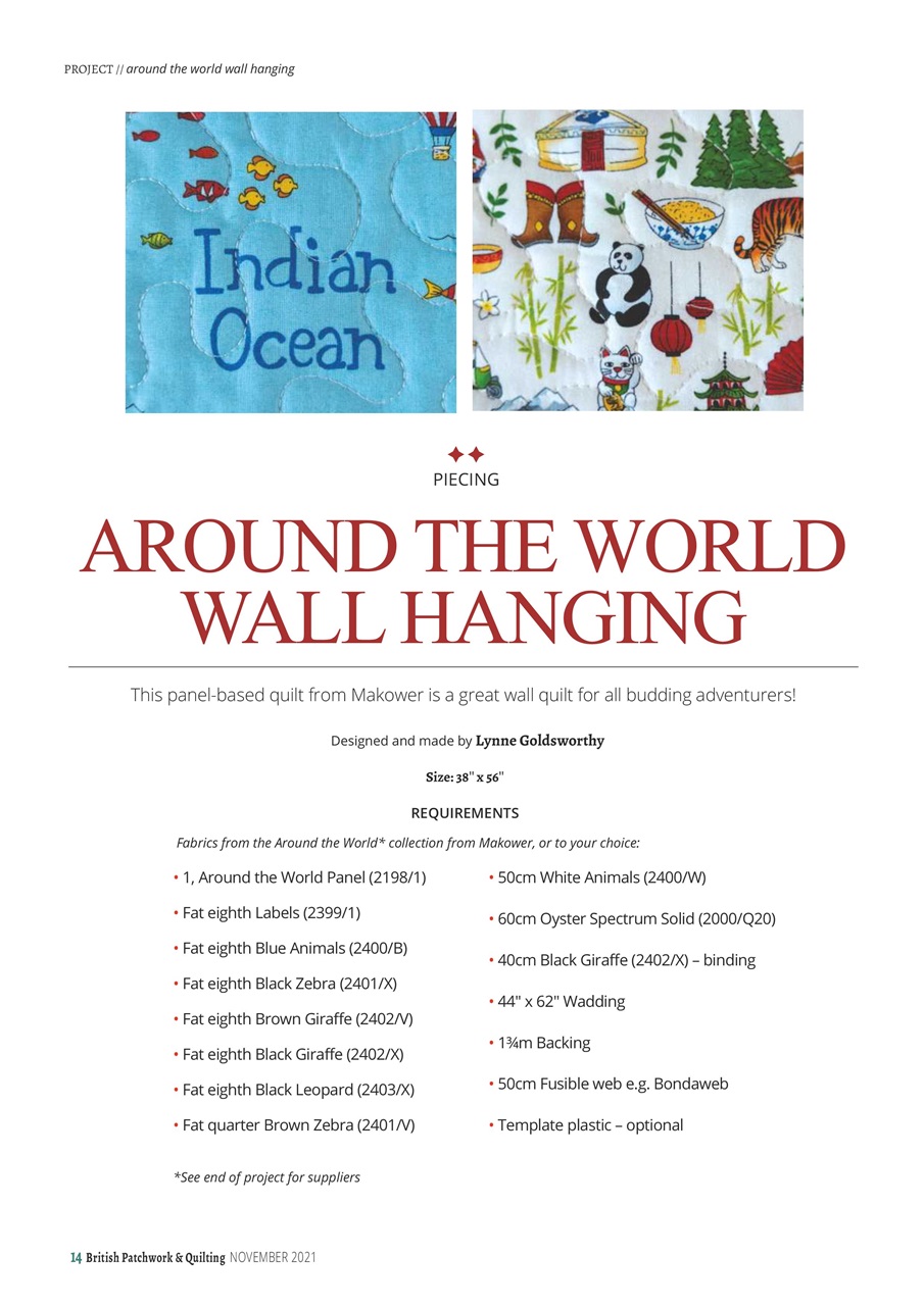 Patchwork and Quilting Preview Pages