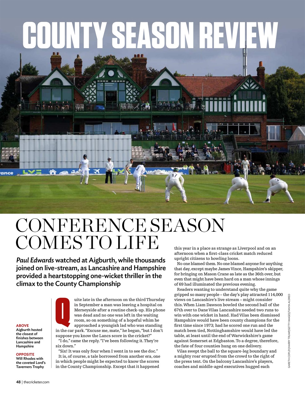 The Cricketer Magazine Preview Pages