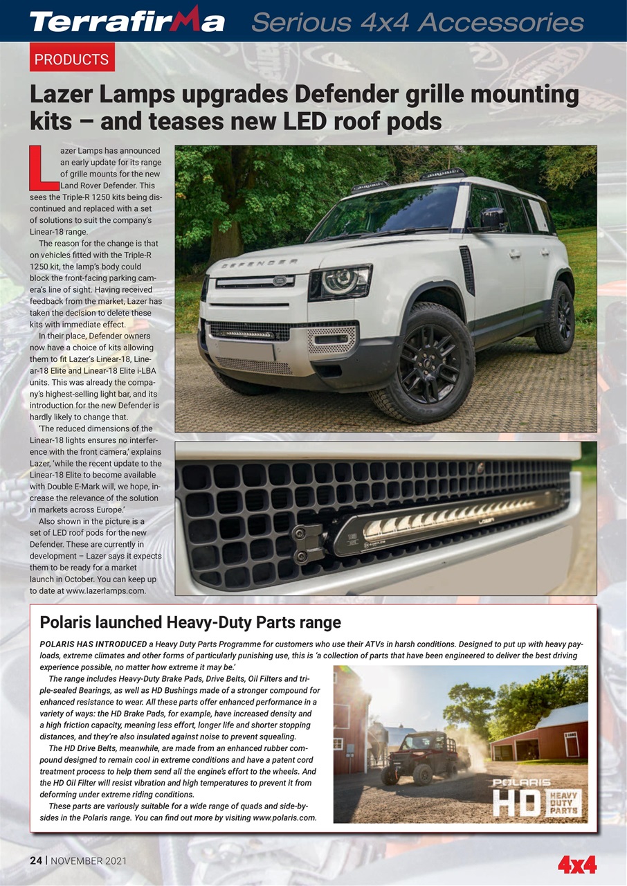 Overlander 4X4 Preview Pages