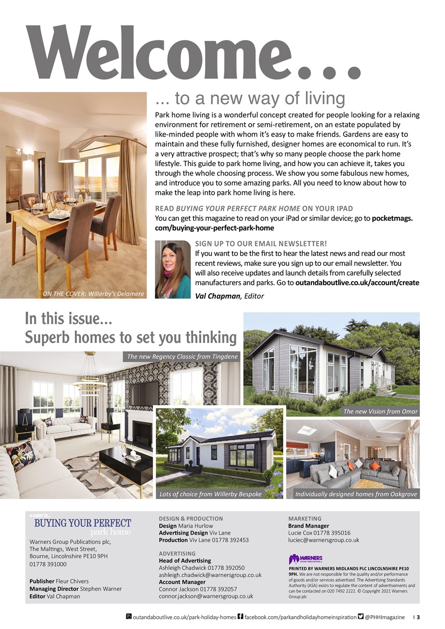 Buying your Perfect Park Home Preview Pages